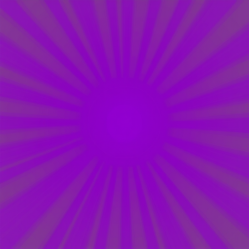 Create a vibrant purple radial gradient background with sunburst effects, shot with a DSLR camera, 50mm lens, f/8 aperture, 1/125 sec exposure, ISO 200, and a wide-angle view to enhance depth and clarity.