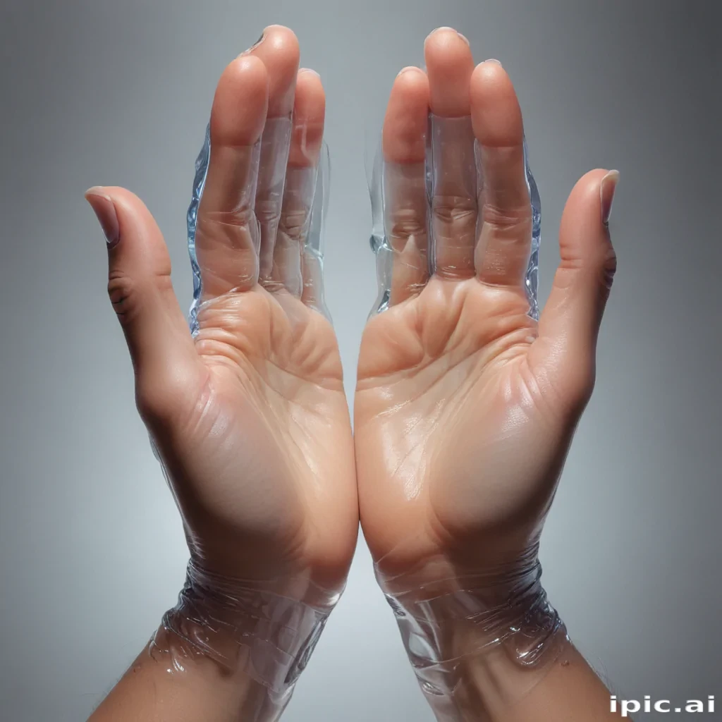 transparent prayer hands