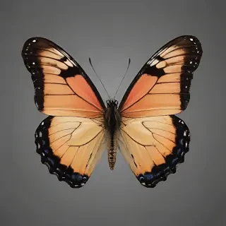 butterfly with no background
