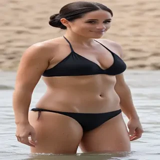 meghan markle en bikini