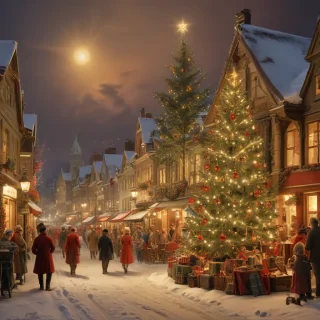 antique christmas images