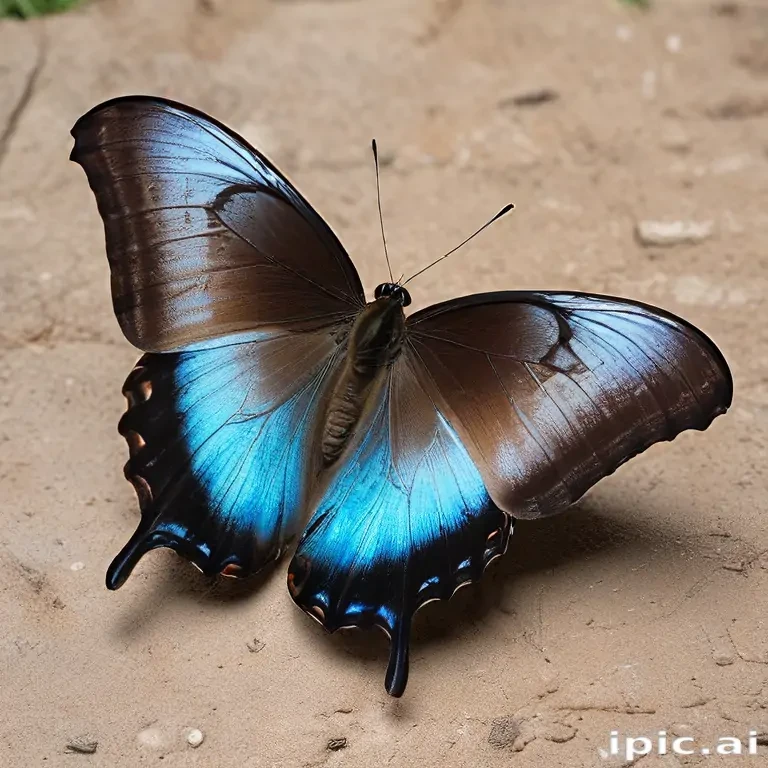 blue morpho butterfly