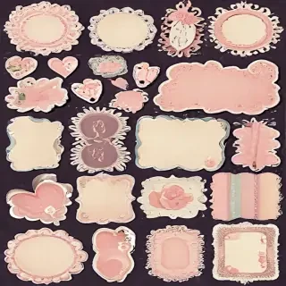 scrapbook stickers png