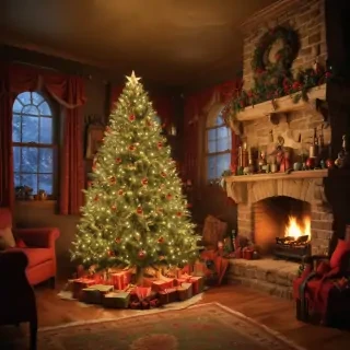 old fashioned christmas pictures