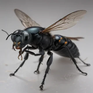 black wasp