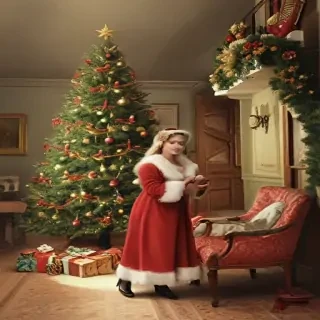 antique christmas images