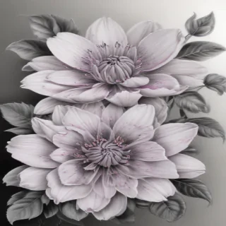 flower drawings pencil