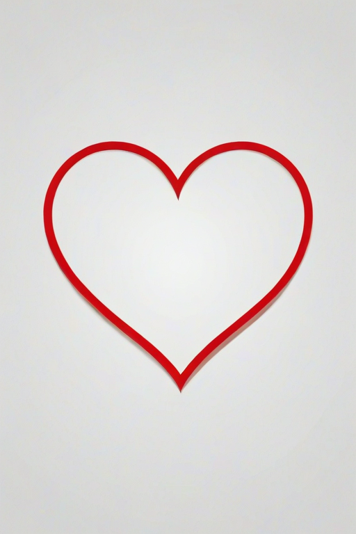 outline heart png