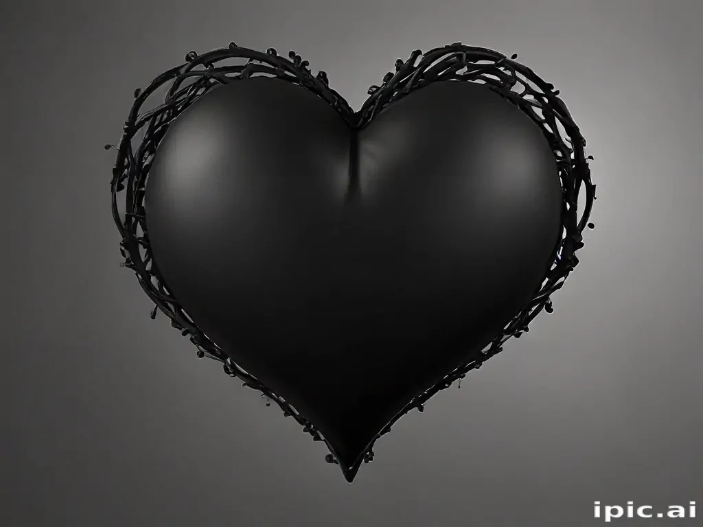 black heart pic