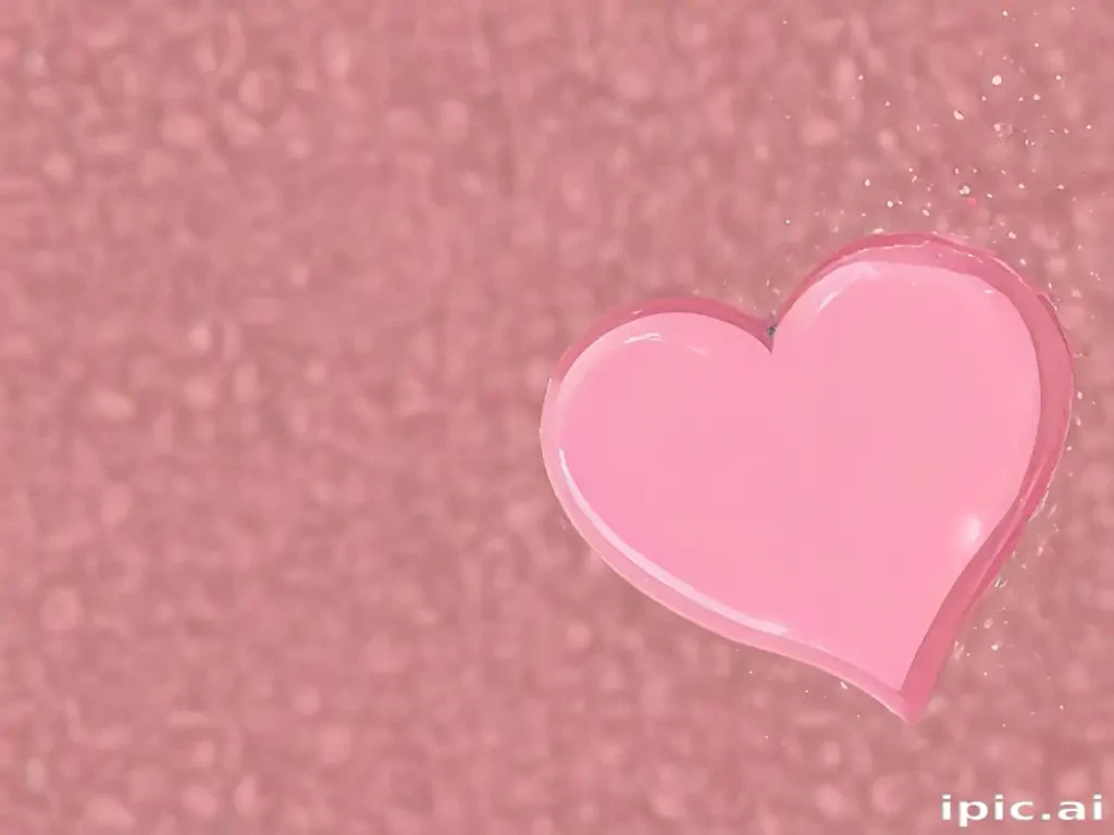 pink heart clipart