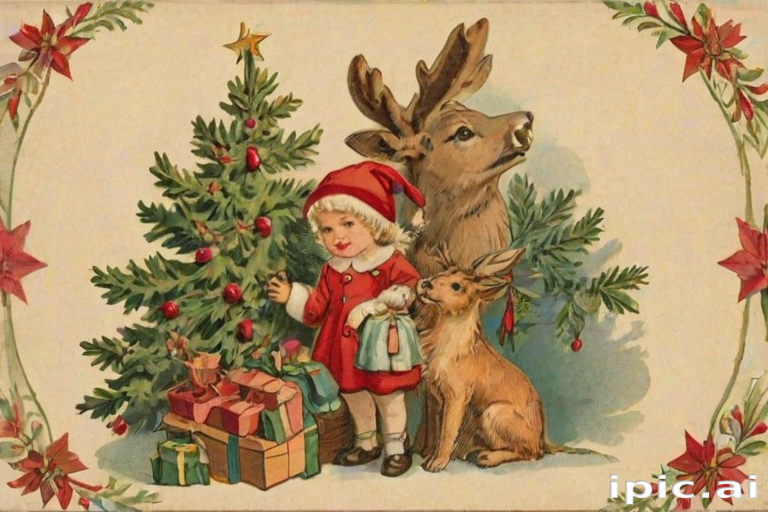 free printable vintage christmas pictures