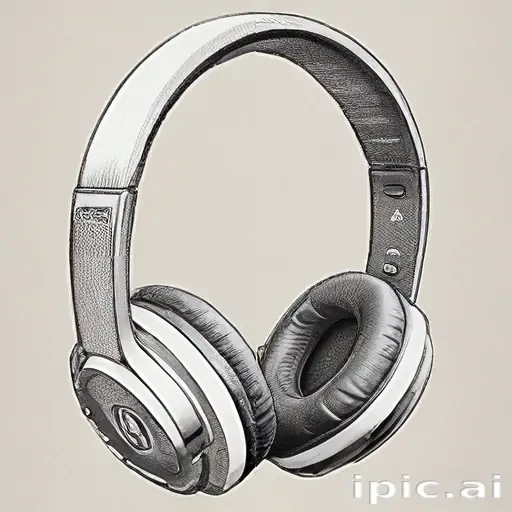 headphones drawing