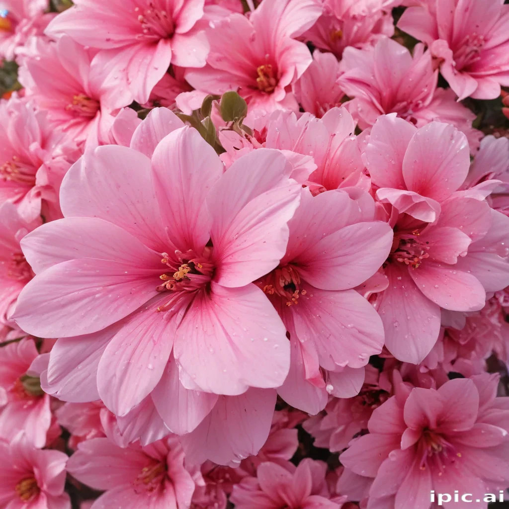 pink flower background