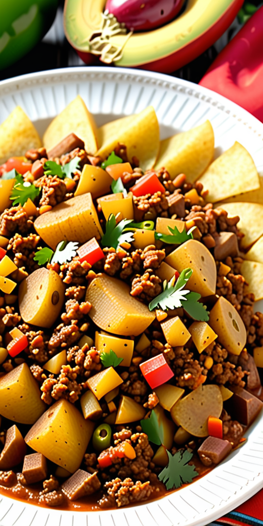 how to make picadillo con papas