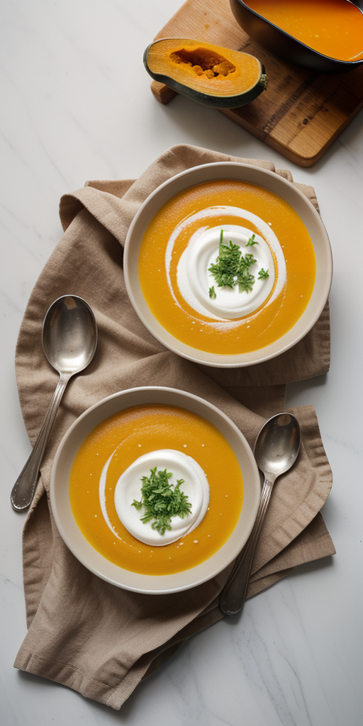 what goes good with butternut squash soup