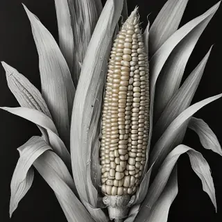 corn drawing