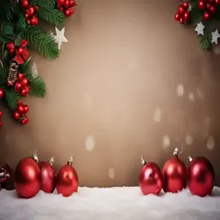 christmas background portrait