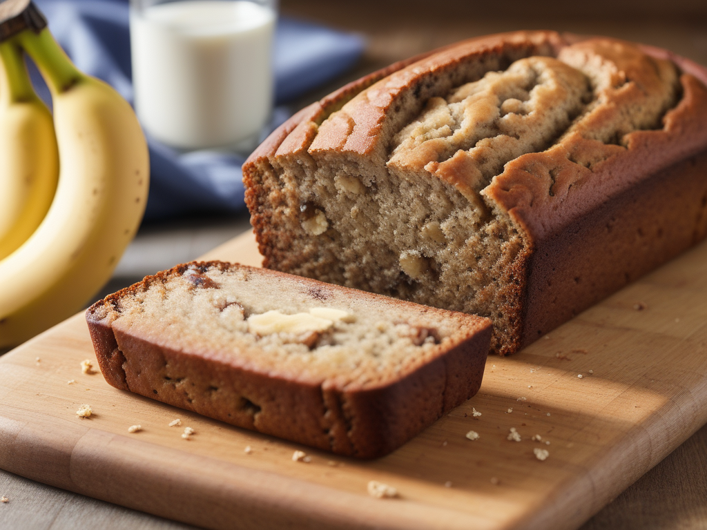 banana bread using pancake mix