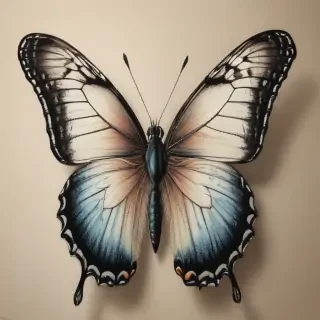 drawing pic of butterfly
