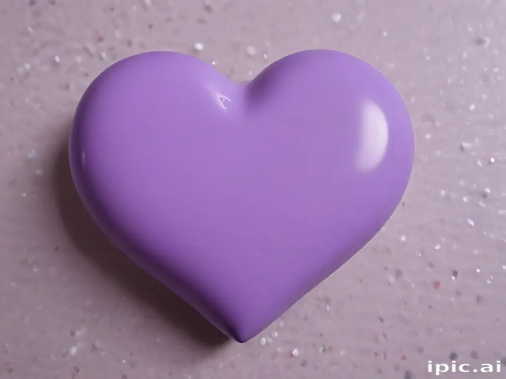 aesthetic purple heart