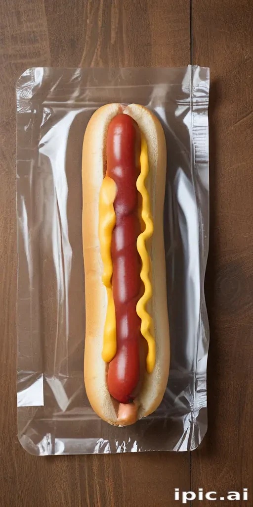 transparent hot dog