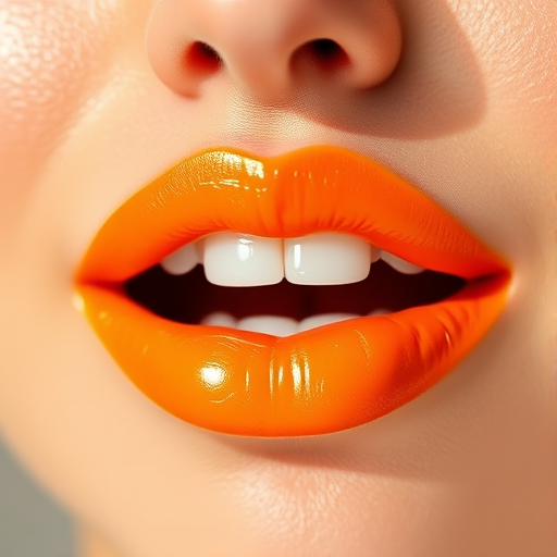Refreshing "Citrus Splash" lip look blends bright orange and yellow hues in a juicy, high-shine finish, evoking the zesty freshness of summer fruits and radiating cheerful energy