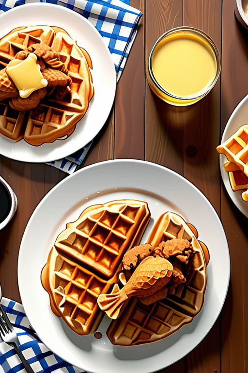 what goes with chicken and waffles