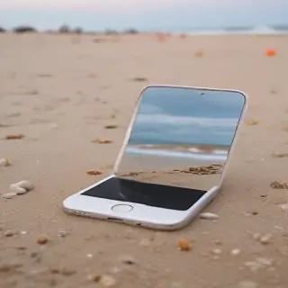 iphone beach