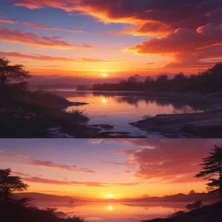 cute sunset backgrounds