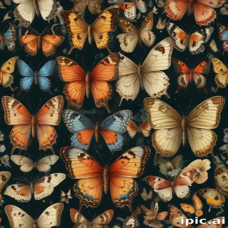 vintage butterfly illustration