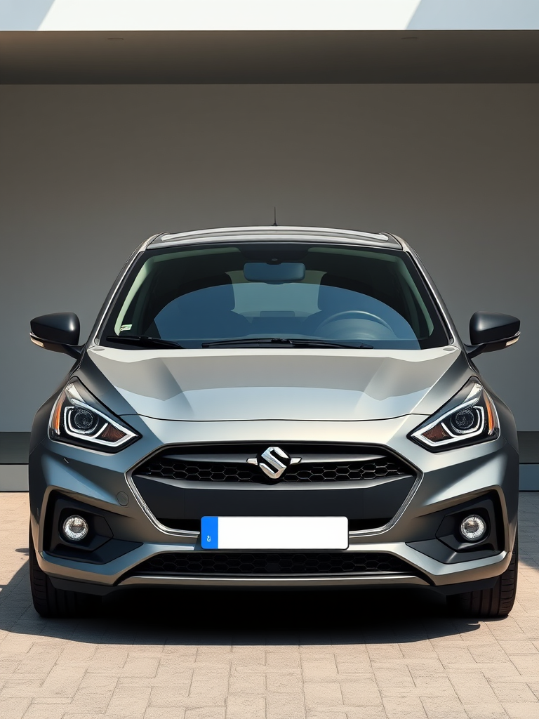 Create a high-resolution vector illustration of a modern compact car, featuring a detailed front view, with crisp lines and smooth shading, shot with a Canon EOS R using a 50mm f/1.8 lens at ISO 100, aperture f/8, under natural daylight conditions to enhance clarity and depth.