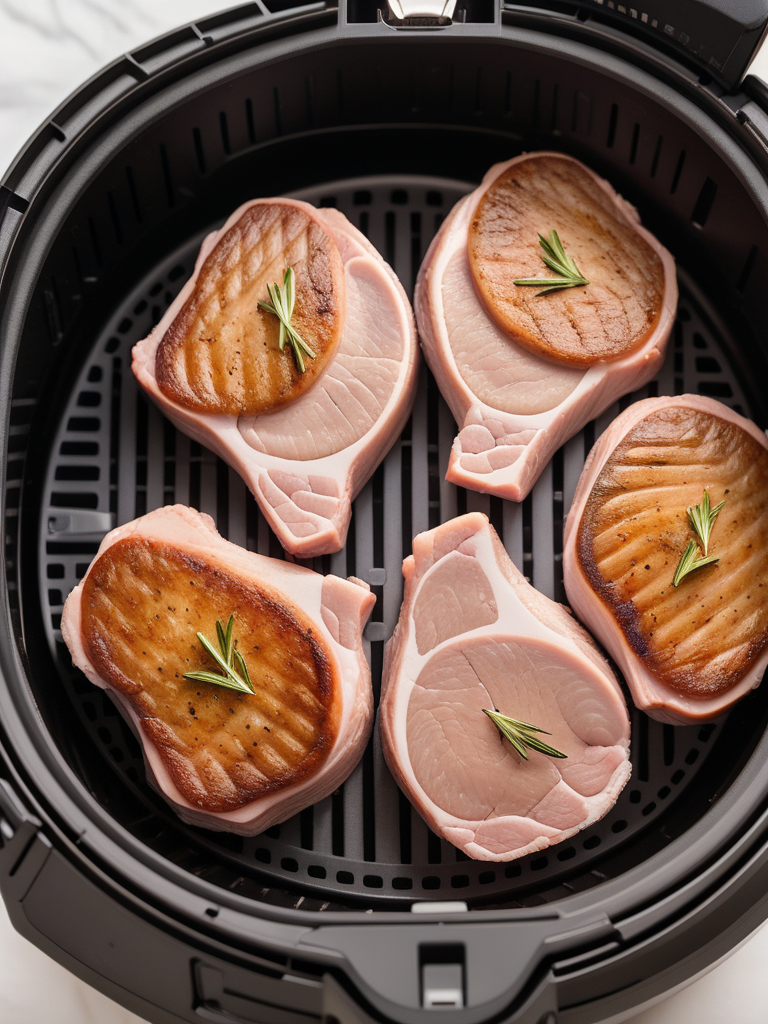 frozen pork chops in air fryer