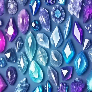 crystals background