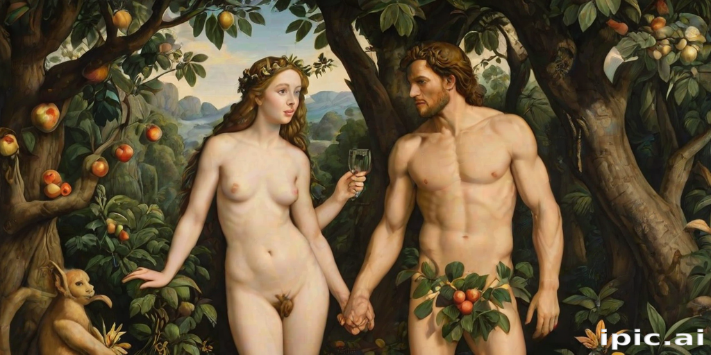 pictures of adam and eve