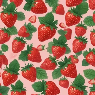 aesthetic strawberry wallpaper