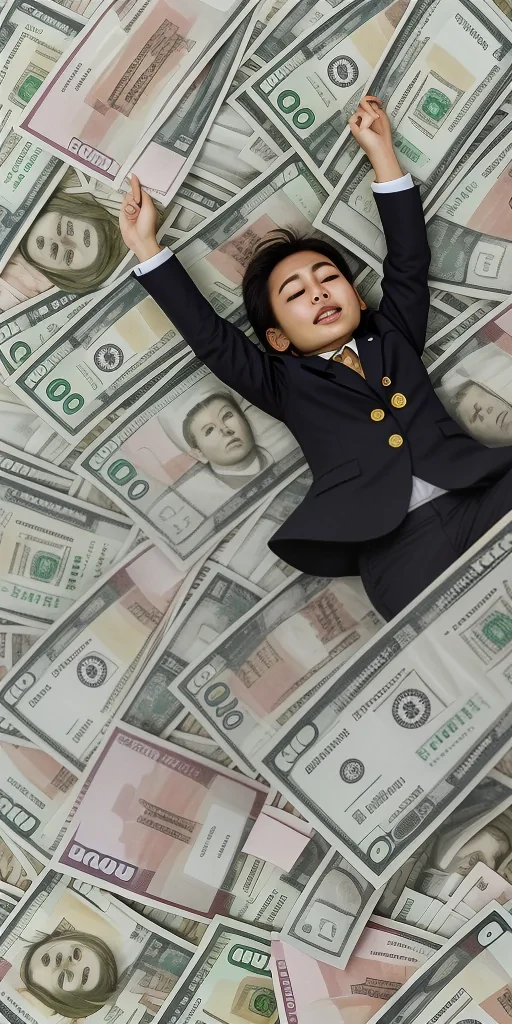 money flying png