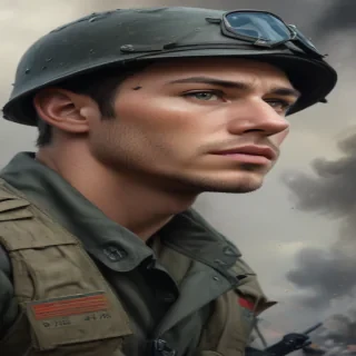 military drawing