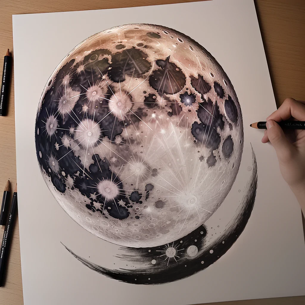 moon drawinh