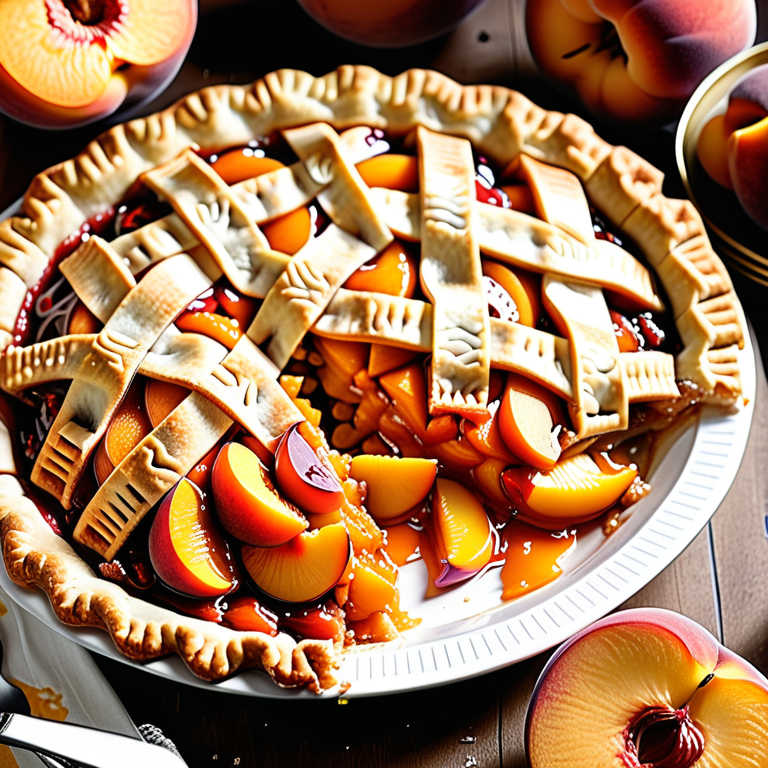recipe peach pie canned peaches