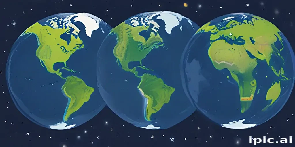 cartoon picture of planet earth