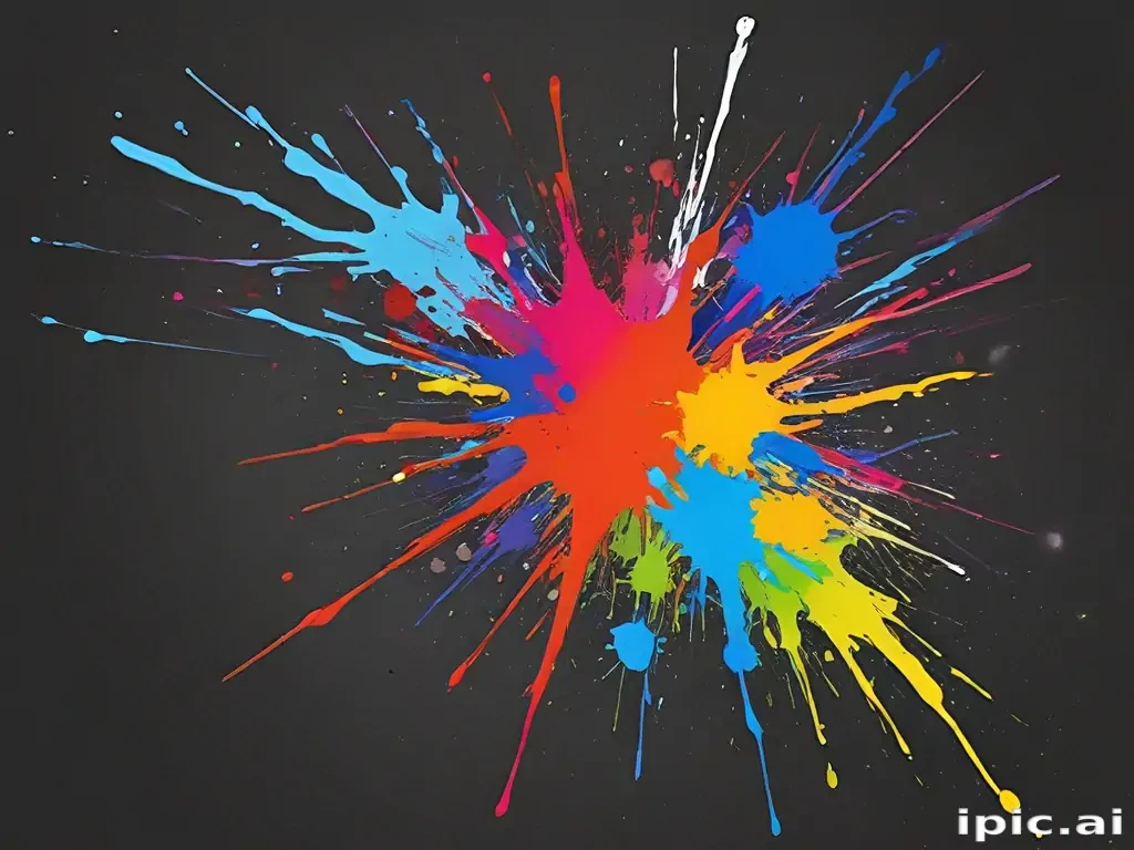 paint splatter transparent