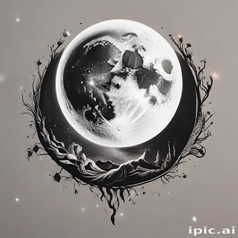 aesthetic moon drawings