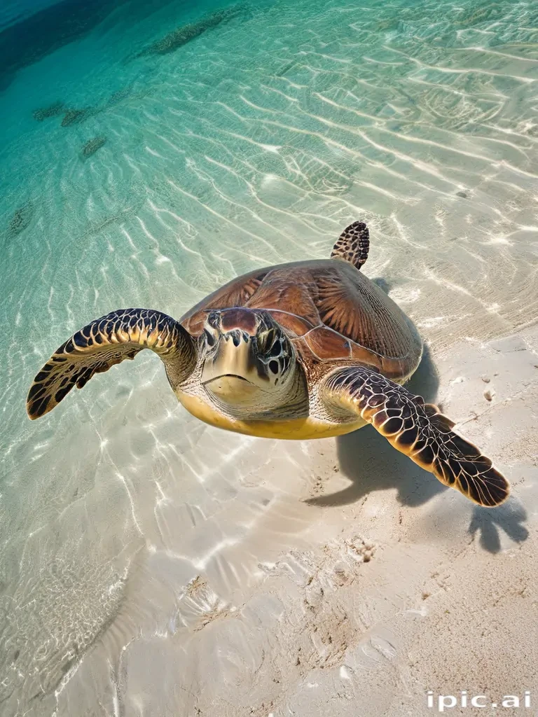 sea turtle desktop background