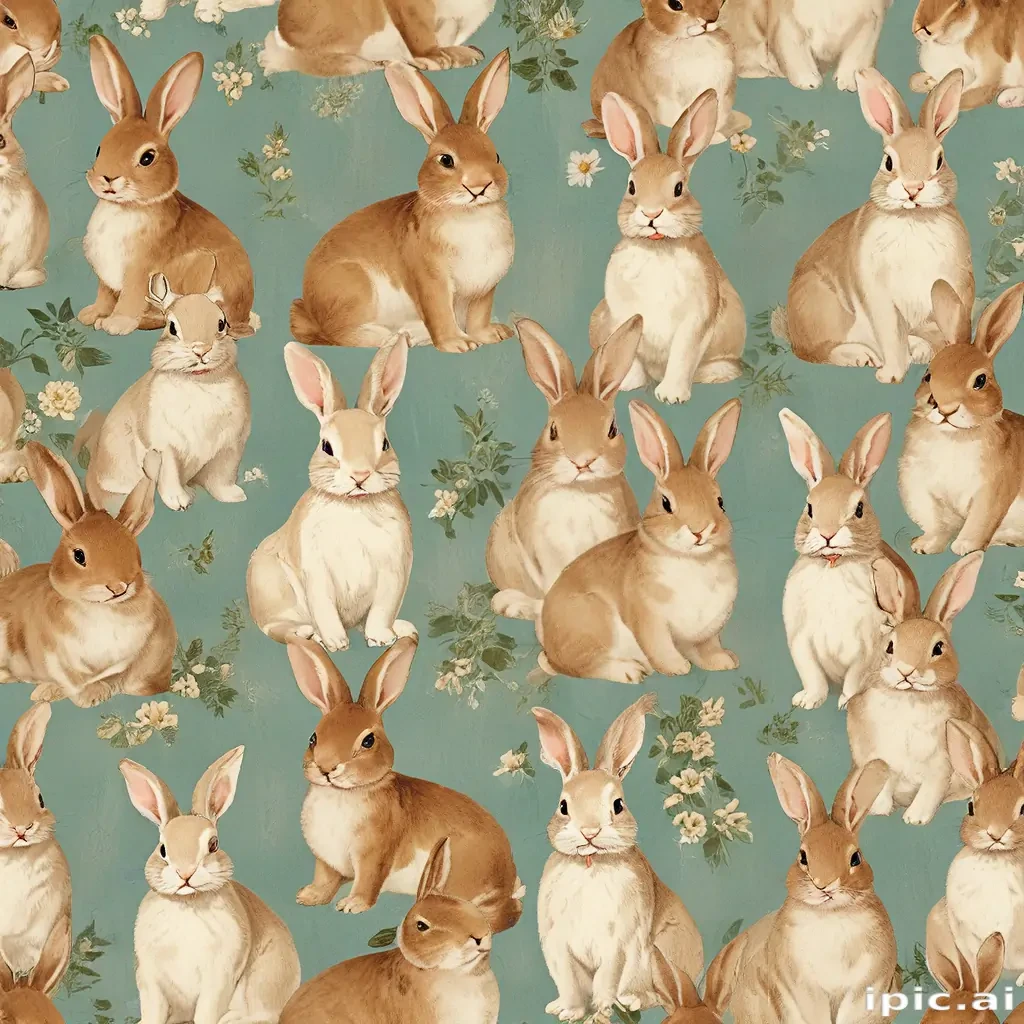 vintage bunnies