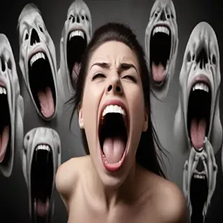 screaming background