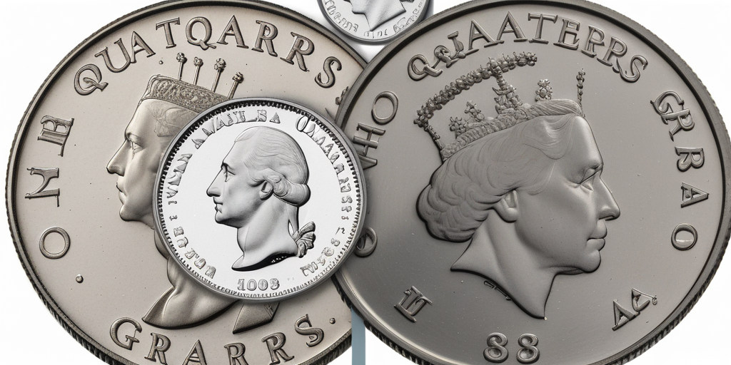 how many quarters weigh a gram