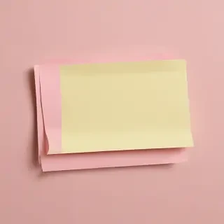 aesthetic cute sticky note png