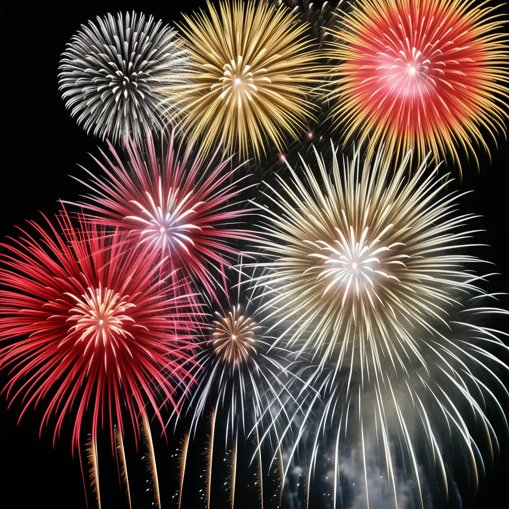 fireworks transparent background