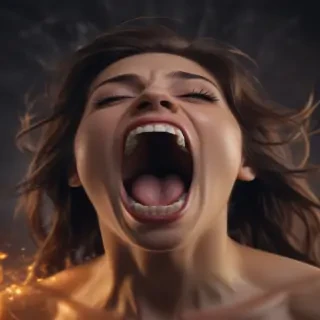 screaming background
