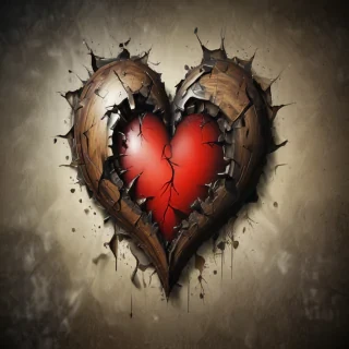 wallpaper broken heart images